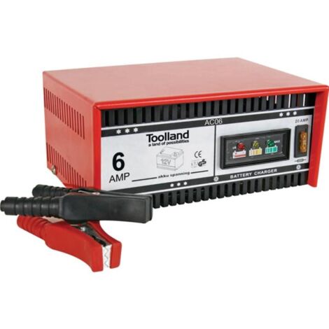 CARICABATTERIE PER BATTERIE AL PIOMBO 12 V - 6 A