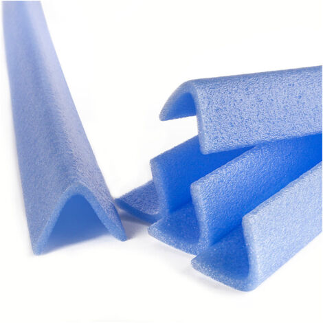 Blister da 2 Cuscinetti per angoli in schiuma da 1 m Mod: L50 Blu