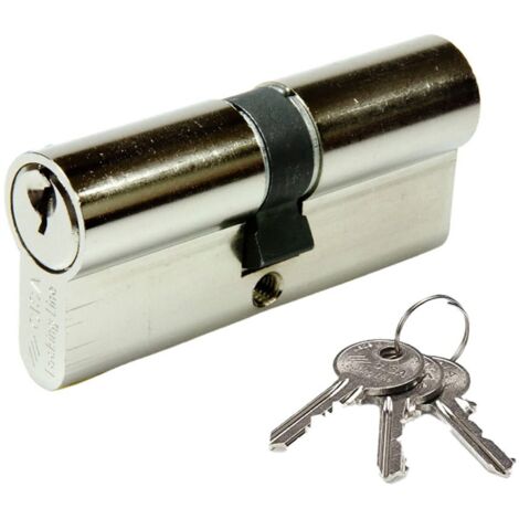 Cilindro CISA Logoline 45x45mm Nichel 08010.29.0.12