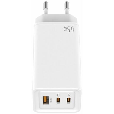 Adattatore di Corrente LEOTEC LECSPH65W3W Bianco 65 W (1/4)