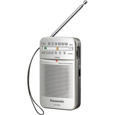 Panasonic RF-P50DEG Radio tascabile FM Argento
