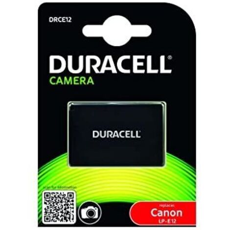 Duracell Batteria ricaricabile agli ioni di litio 750 mAh per Canon LP-E12