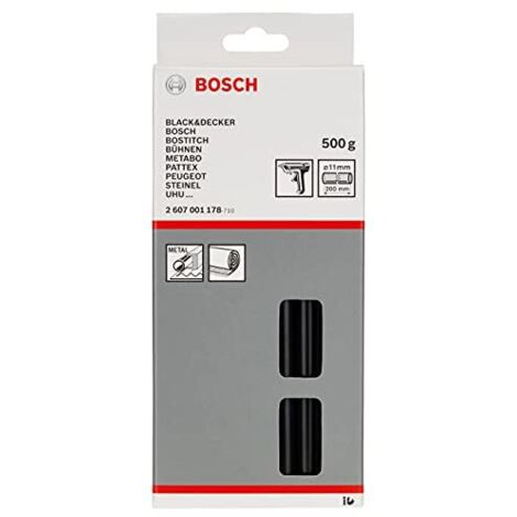 Bosch Accessories 2607001178 Stick colla a caldo 11 mm 200 mm Nero 500 g 500 g (1/3)