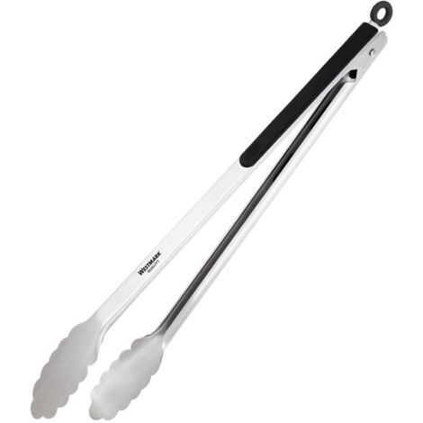 Westmark Pinza per barbecue, Acciaio inox/Plastica, Lunghezza: 37,7 cm, Classic Special, Argento/Nero, 15162270