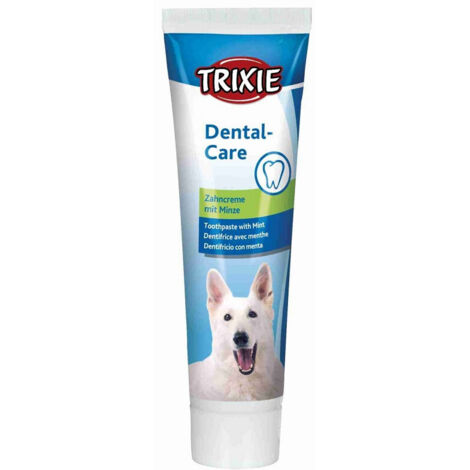 Dentifricio alla menta per cani 100 grammi.