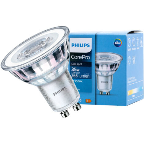 Lampadina corepro led philips clagu103583036-gu10 3,5w 3000k