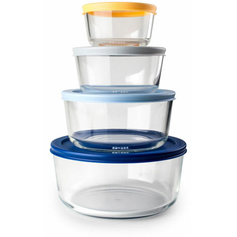 Set di 4 scatole porta pranzo Ibili 689200 Trasparente Plastica (1/5)