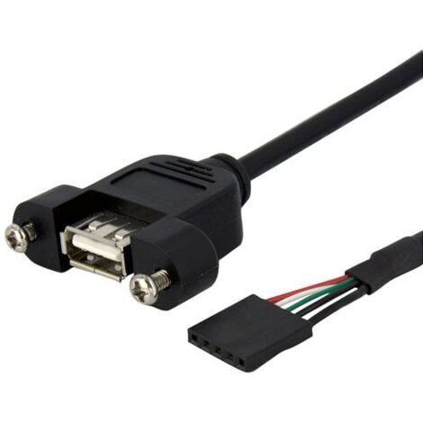 StarTech.com Cavo pannello USB 30 cm - Cavo USB A a collettore scheda madre F/F