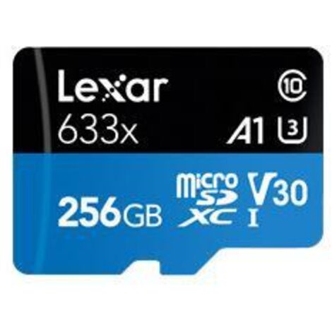 Lexar 633x 256 GB MicroSDXC UHS-I Classe 10 (1/4)