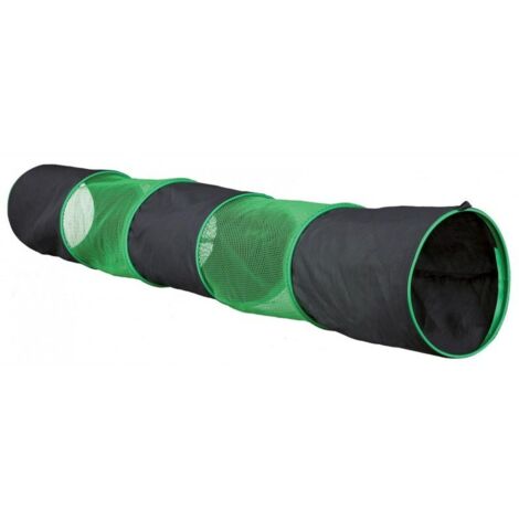 Tunnel Pieghevole per Animali Domestici Trixie Verde Antracite Ø 18 × 130 CM