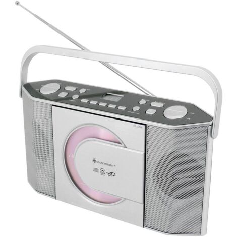 soundmaster RCD1755SI Radio CD FM CD Argento