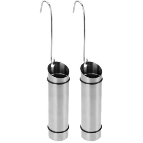 Set di 2 umidificatori EDM in acciaio inossidabile - con gancio - 90482