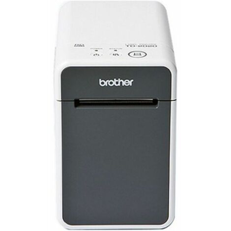 Stampante etichettatrice Brother TD-2020A con calcolatrice integrata, modello bianco