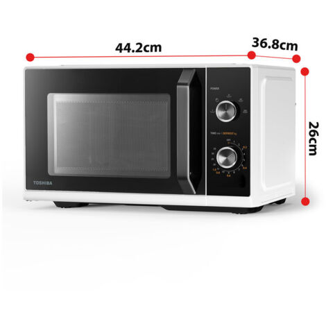 Forno toshiba microonde 800w 20lt bianco - mw3mm20pfwh