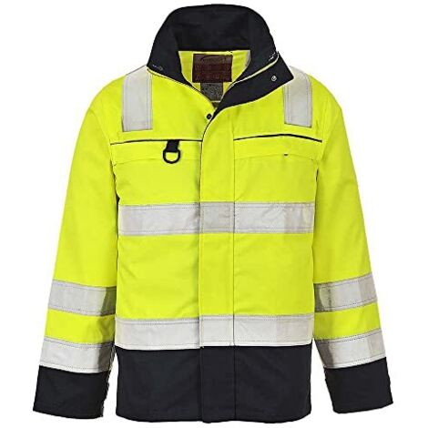 Giubbotto ad alta visibilità multirischio Giallo/Blu navy M (1/2)