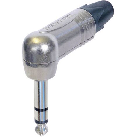 Neutrik NP3RX Jack 6.35 mm Spina angolata Numero Poli (num): 3 Stereo Argento 1 pz. (1/3)