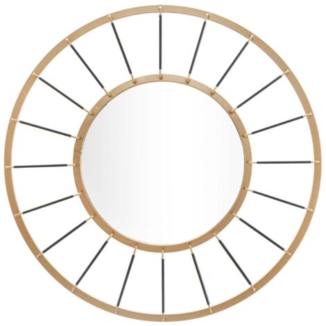 Specchio da parete decorazioni lineari in ferro per bagni e camere da letto (1/5)