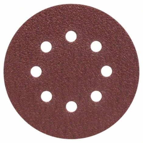 Bosch 2607019491 25 Fogli Abrasivi Roto-orbitale, Grana 40, 125 mm