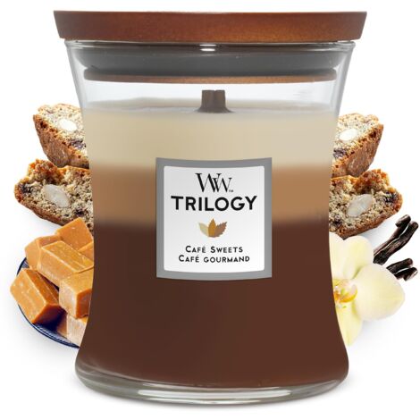 Woodwick - cafe sweets trilogy vase coffee sweets - scented candle 2750g (1/5)