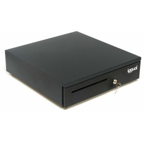 Cassetto Portamonete iggual IRON-35 Nero Multicolore (42 CM)