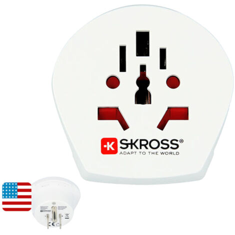 Adattatore da mondo a Stati Uniti SKROSS 1500221-E (1/5)