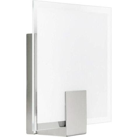 BRILLIANT lampada Sonian applique quadrato ferro/bianco  1x C35, E14, 40W, adatto per lampade a candela (non incluse)  Scala da A ++ a E  Adatto per lampade a LED