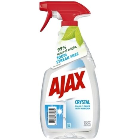 Ajax Spray Crystal Liquido per vetri, finestre e superfici vetrate con ammoniaca 500 ml