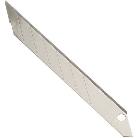 OLFA SAB-10 - Pack de 10 cuchillas troceables 9 mm ángulo de corte 30º plateadas