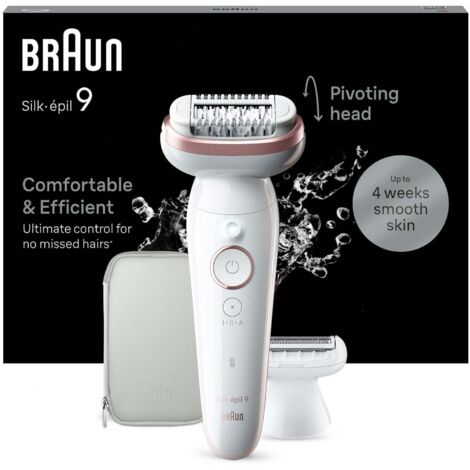 Braun Silk-Epil 9-030 SensoSmart TM Epilatore Elettrico con Testina Flessibile