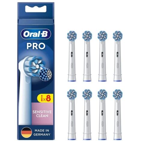 Testina spazzolino elettrica Oral-b Pro Sensitive Clean Bianco 8pz (1/2)