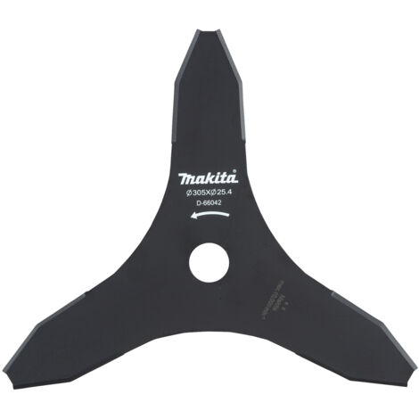 Makita D-66042 Lama Decespugliatori Ø305mm • Øforo 25,4mm • 3 Denti • Sp 3,0mm