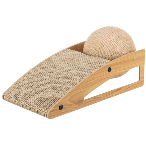 Tiragraffi per Gatti Trixie Juta Legno Cartone 40 × 17 × 20 cm (1/5)