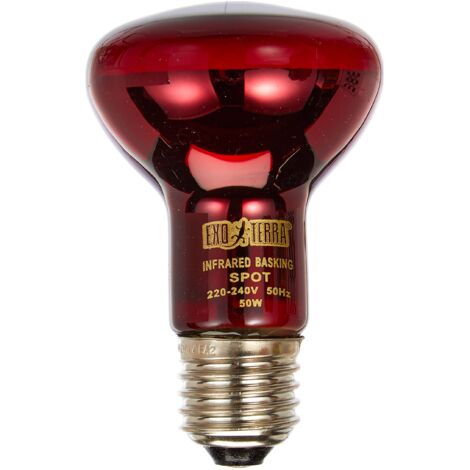 Exo Terra PT2141 Lampada Spot a Infrarossi Ex Heat Gl R20/50 W