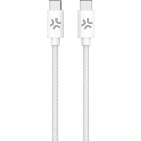 Cavo USB-C Celly USBCUSBCCOTTWH Bianco 1,5 m (1/4)