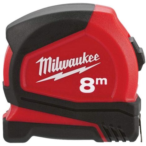Milwaukee 4932459594 932459594 PRO Compact - Metro a Nastro 8 m (Larghezza 25 mm) (Solo metrico)