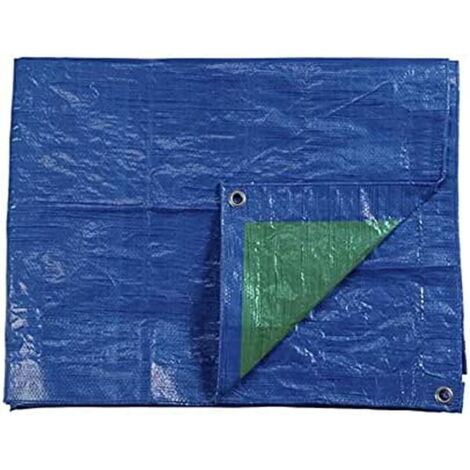 EDM blu/verde - Occhielli di metallo - 90 g/m2 - 4 x 5 m (1/2)