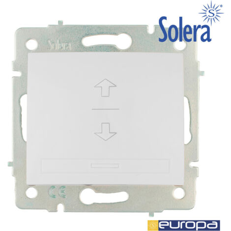 Interruttore Cieco 10A 250V Bianco Serie Europa Solera ERP21