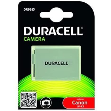 Duracell DR9925 - Batteria per fotocamera - Li-Ion - 950 mAh - per Canon EOS 1000D, 450D, 500D, Kiss F, Kiss X2, Kiss X3, Rebel T1i, Rebel XS, Rebel XSi