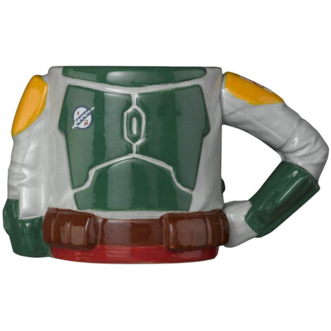 Tazza da Caffè Star Wars Boba Fett 3D Multicolore con Braccio - Exquisite Gaming (1/3)