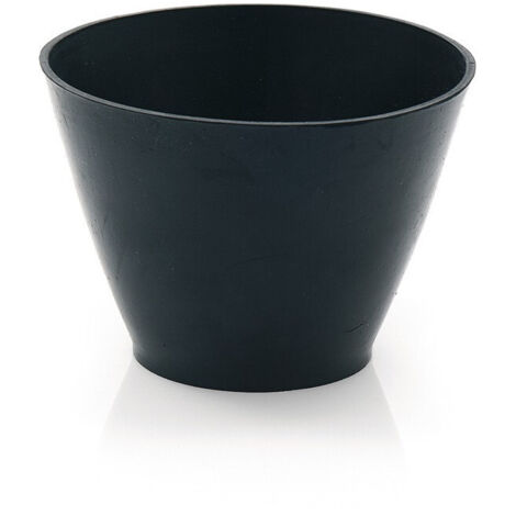 Coppa in gesso, altezza 130 mm, superiore: 125 / inferiore: 90 mm conica per lacca nitro, adatta per TPE nero