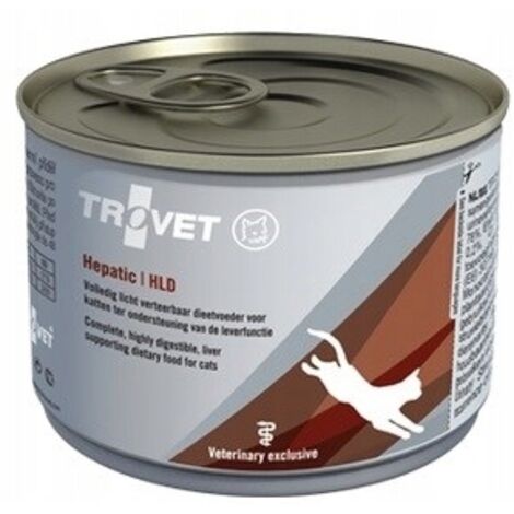 TROVET Hepatic HLD con pollo - cibo umido per gatti - 12x200 g