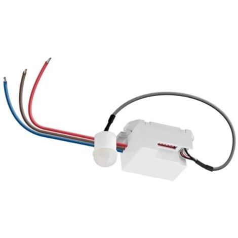 mini sensore di movimento crepuscolare da incasso infrarossi miniaturizzato