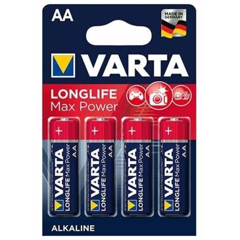 Varta Max Tech Batteria Aa, 4-Er Blister