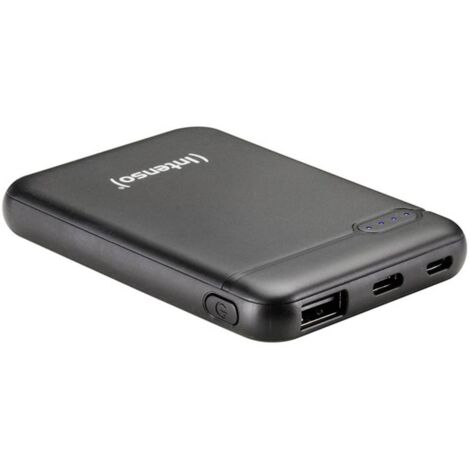 Intenso XS5000 Power bank 5000 mAh LiPo Nero Indicazione di stato