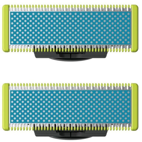 Philips Bodycare OneBlade Lame per rasoio Blu, Verde 2 pz. (1/2)