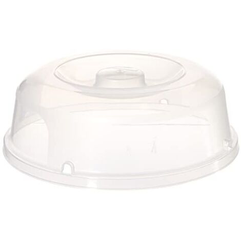CURVER Copripiatto per microonde - Copripiatto Cloche - 27x27x8,9 cm - Trasparente (1/3)