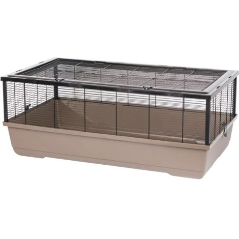 Gabbia INTER-ZOO Bernie mokka Metallo Plastica 100 x 39 x 54 cm