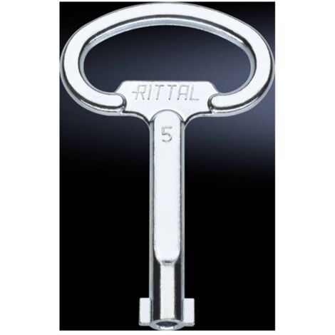 Rittal SZ 2531.000 Chiave per armadi di comando Doppio pettine Acciaio Nero 1 pz.