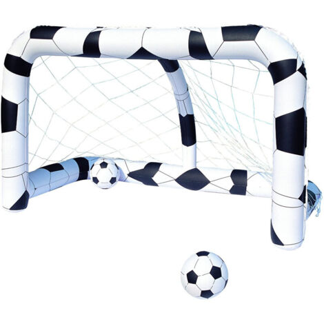 Set rete gonfiabile 2 palloni calcio giardino piscina 52058 Bestway
