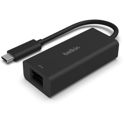 Adattatore di rete Belkin Ethernet a Usb-C a 2.5GB Nero [INC012BTBK]